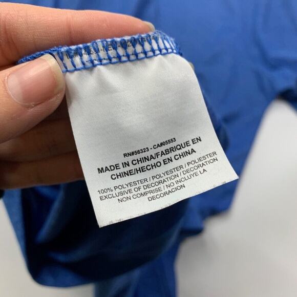 Nike Polo Shirt Mens XL Extra Large Blue Heather Golf Tour Performance Dri Fit - Picture 8 of 11